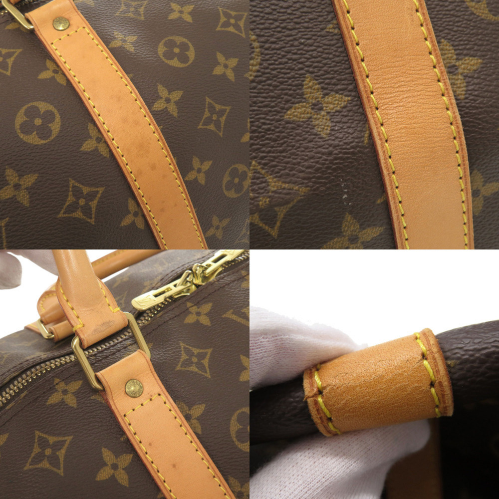 LOUIS VUITTON Authentic Brown Monogram Keepall 60 Boston Bag - Picture 10 of 10